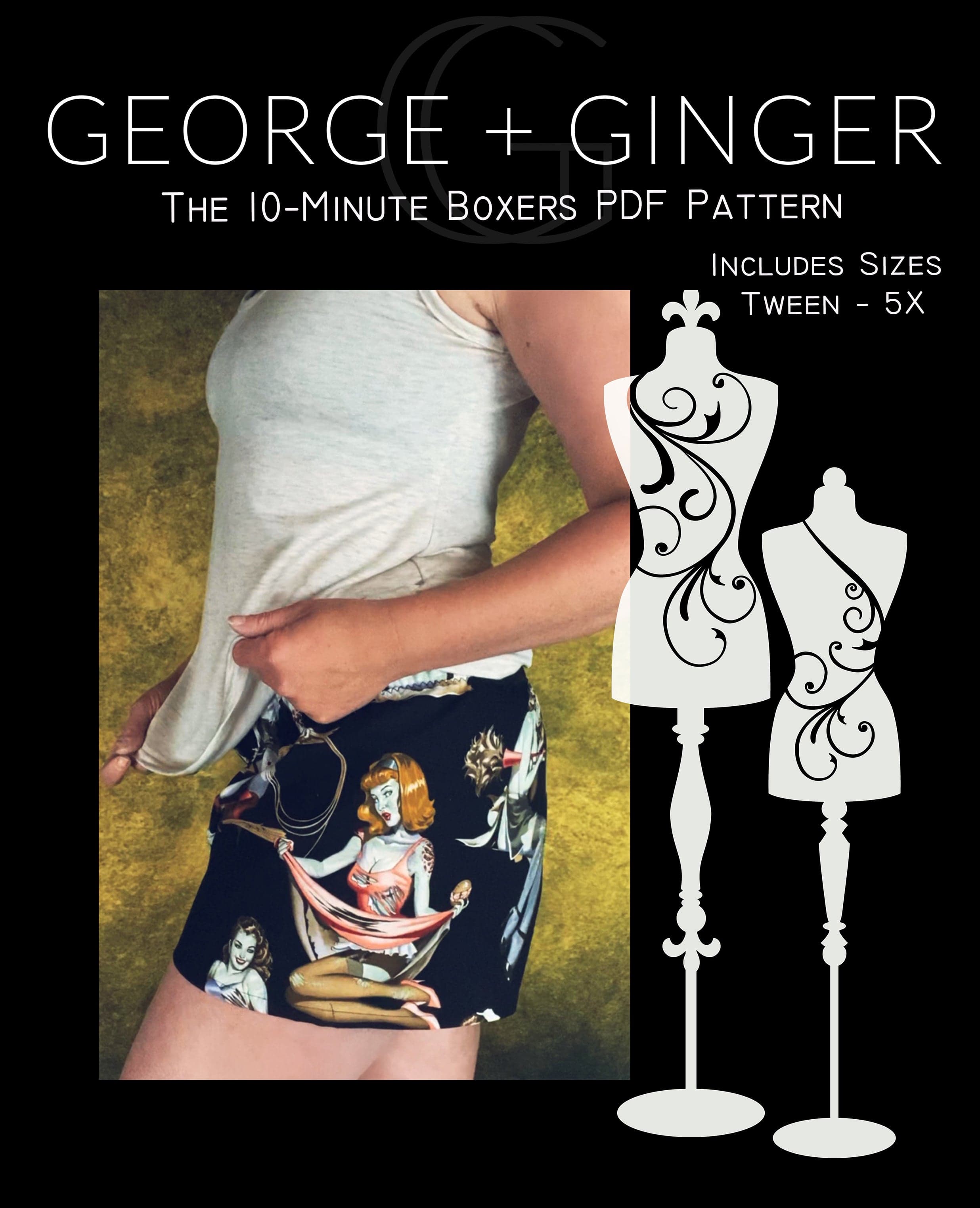 10-Minute Boxers (Youtube Exclusive) Pdf Sewing Pattern thumbnail