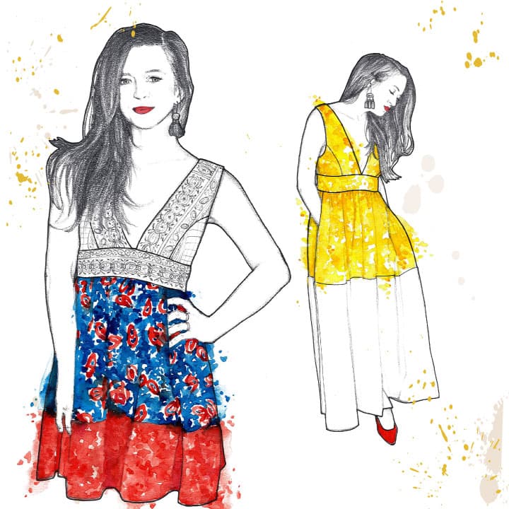 Chelsea Party Dress Pdf Pattern thumbnail