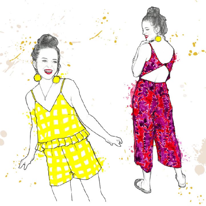 Audie Playsuit Pdf Pattern thumbnail