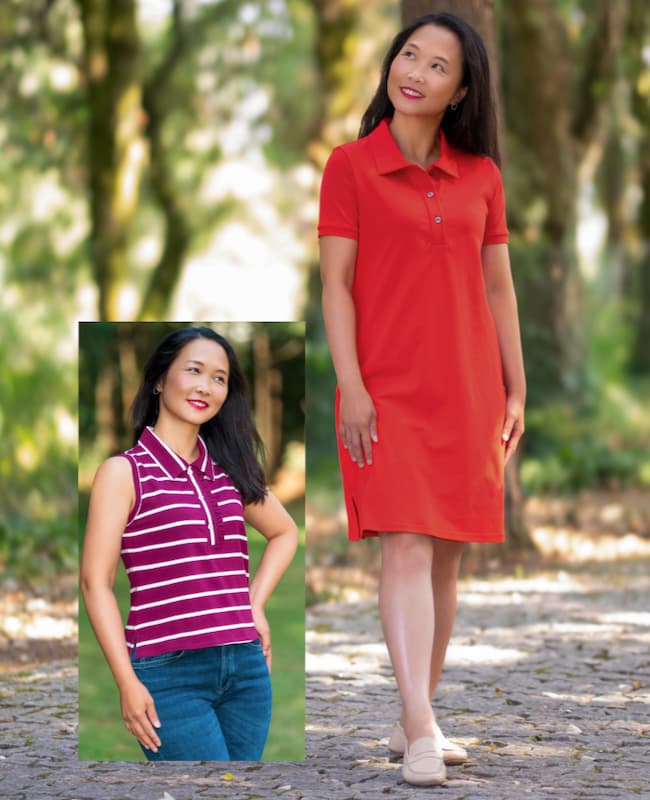 Aiken Polo Shirt & Dress Digital Sewing Pattern (PDF) thumbnail