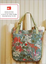 Digital A Day In The Park Backpack Tote Sewing Pattern thumbnail