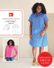 Camp Shirt + Dress Sewing Pattern thumbnail