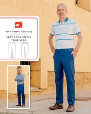 Alvalade Men's Trousers Sewing Pattern thumbnail