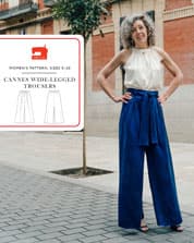 Cannes Wide-Legged Trousers Sewing Pattern thumbnail