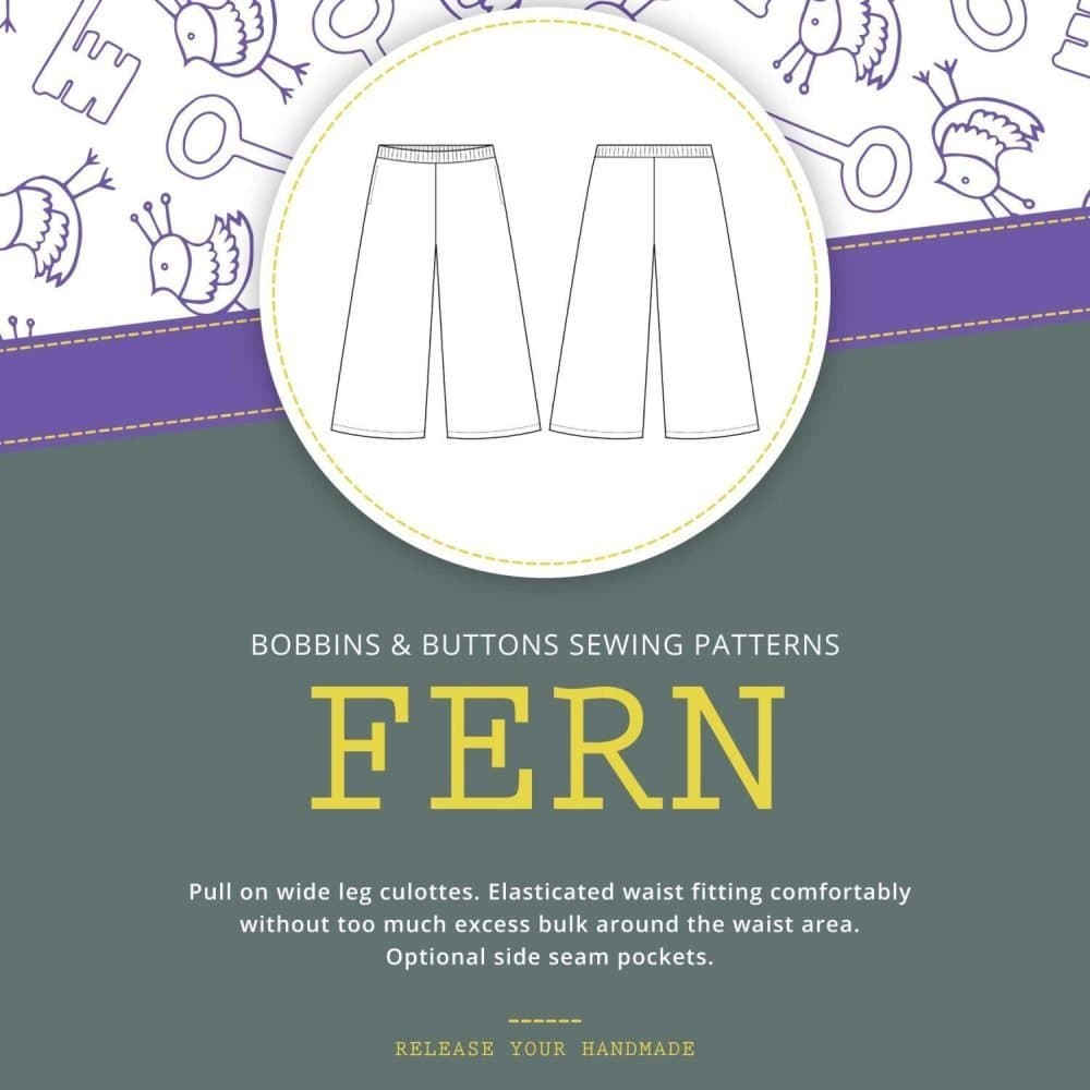 Fern Culottes Sewing Pattern thumbnail