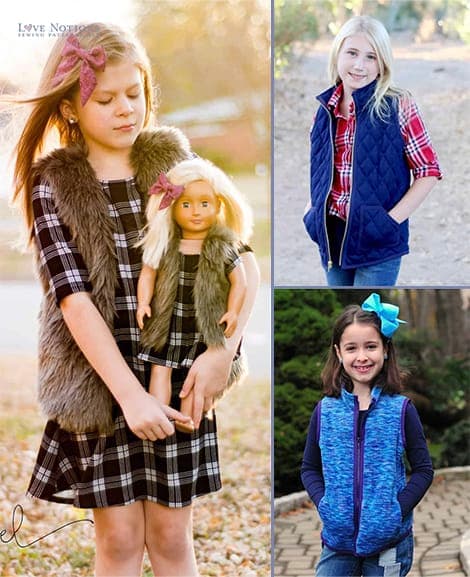 Acorn Vest With Doll Pattern thumbnail