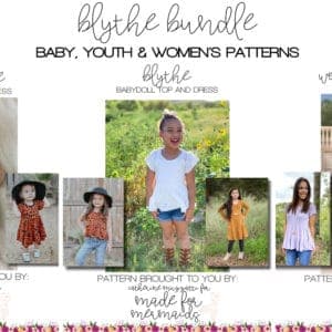 Baby, Youth & Women's Blythe Babydoll Pattern Bundle thumbnail