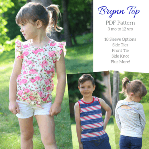 Children's Brynn Top Pdf Pattern thumbnail