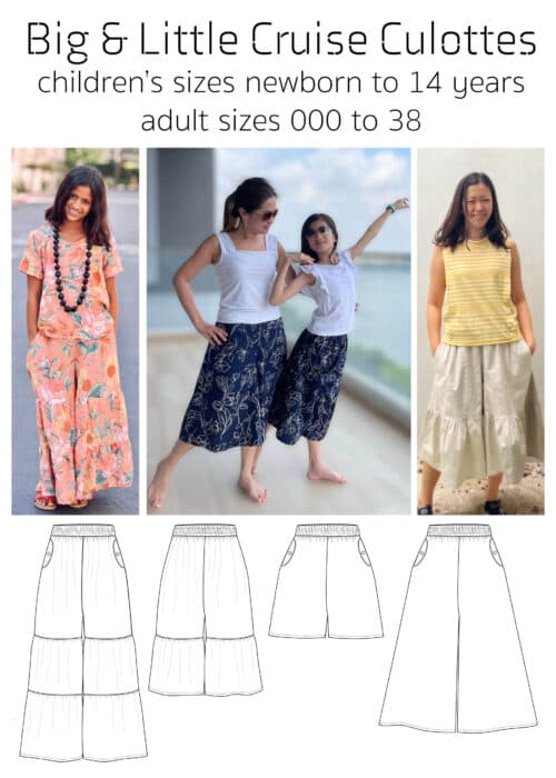 Big & Little Cruise Culottes Bundle thumbnail